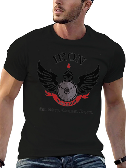 Iron Warrior Graphic T-Shirt - Gym Motivation Apparel