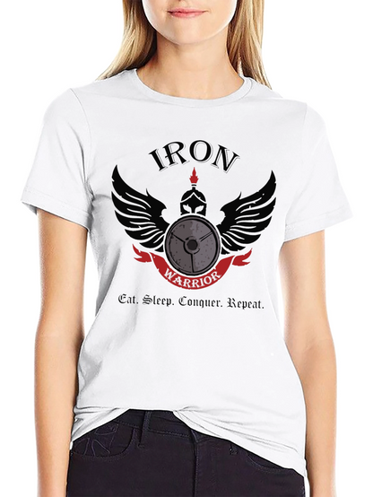 Iron Warrior Graphic T-Shirt - Gym Motivation Apparel