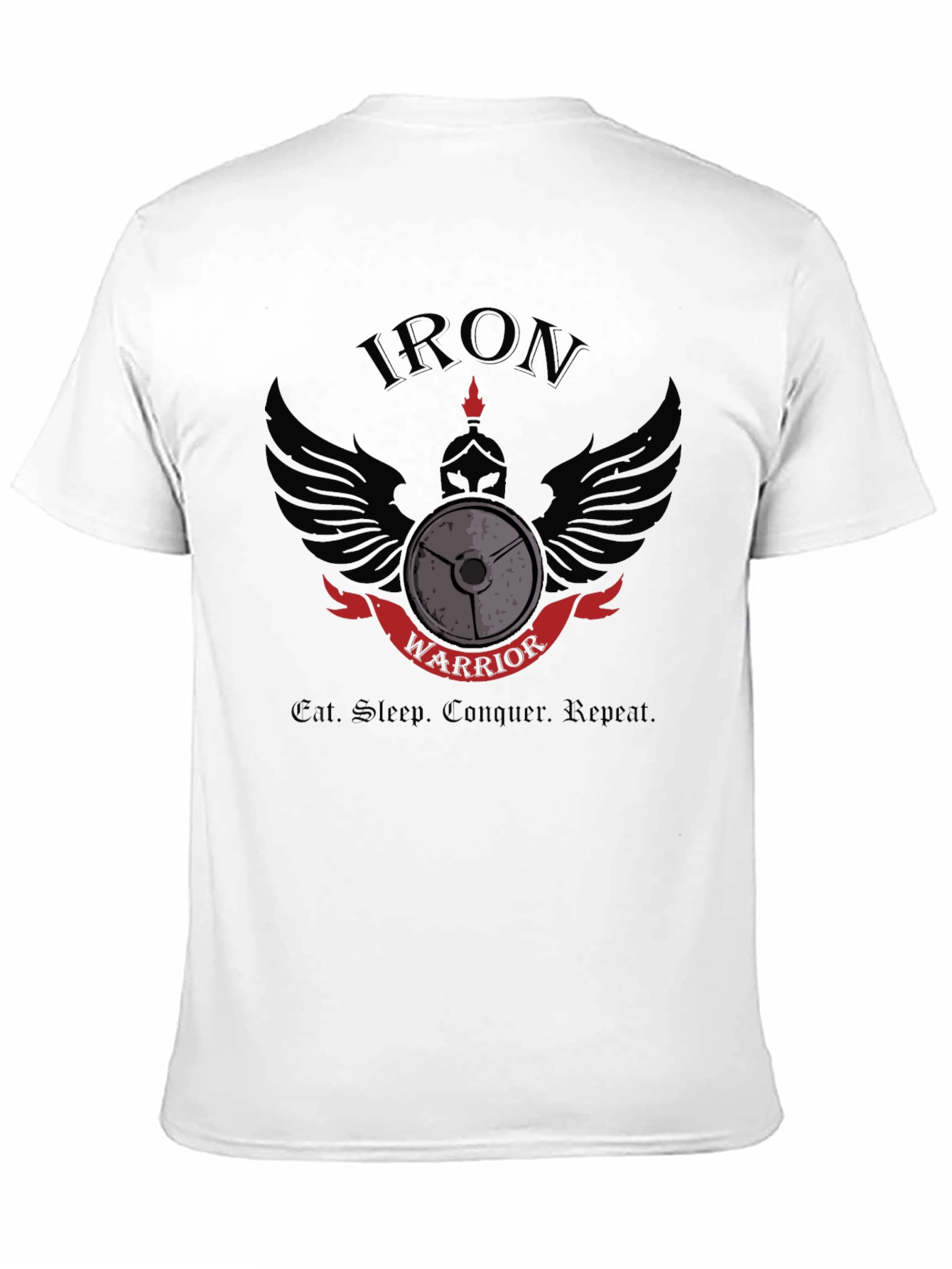 Iron Warrior Graphic T-Shirt - Gym Motivation Apparel