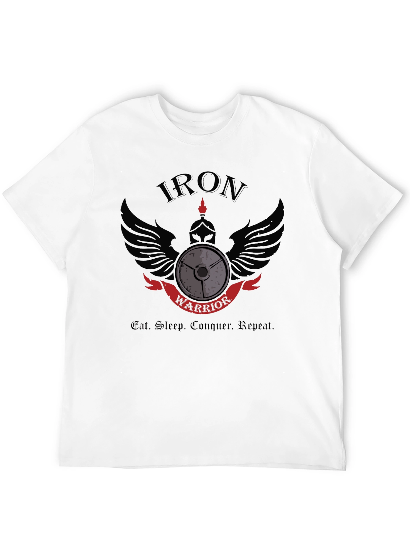 Iron Warrior Graphic T-Shirt - Gym Motivation Apparel