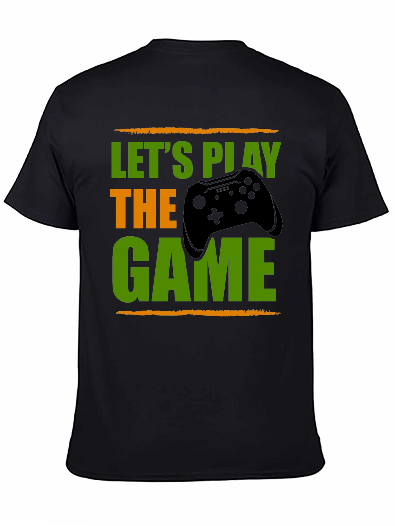Lets Play The Game Black T-Shirt