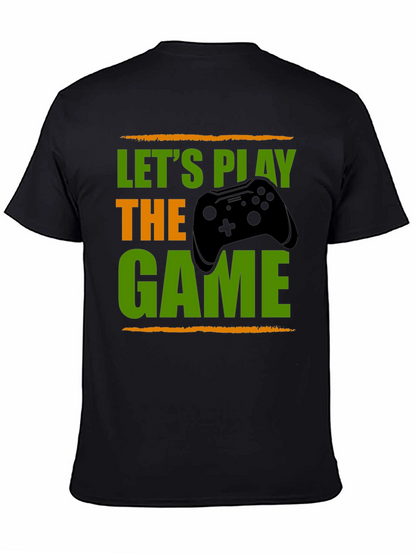 Lets Play The Game Black T-Shirt