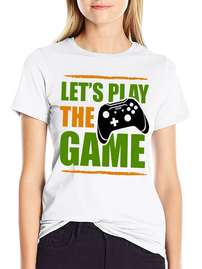 Lets Play The Game Black T-Shirt
