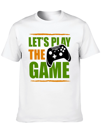 Lets Play The Game Black T-Shirt