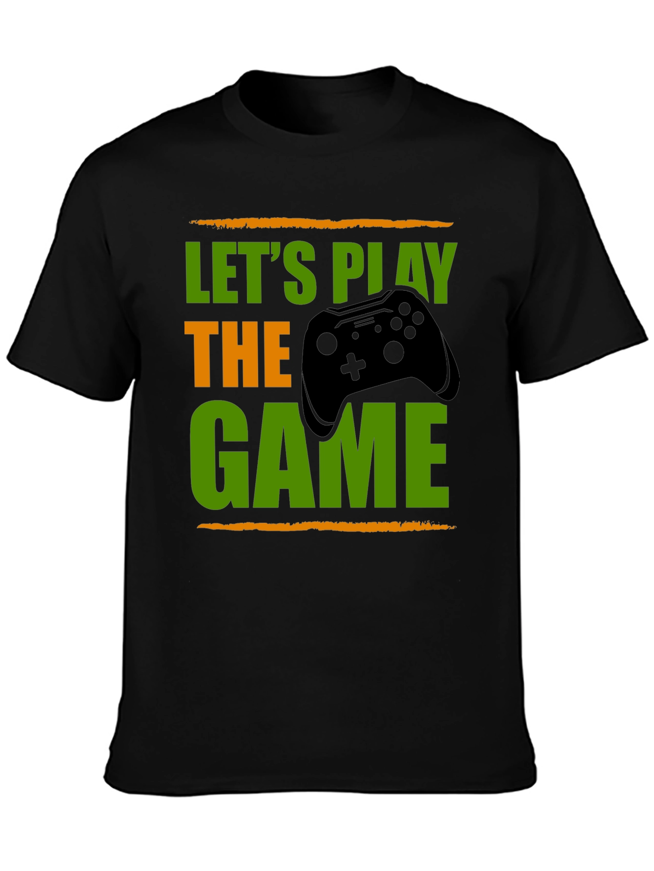 Lets Play The Game Black T-Shirt