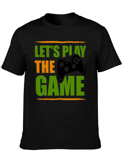 Lets Play The Game Black T-Shirt