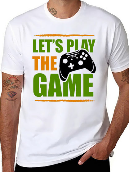 Lets Play The Game Black T-Shirt