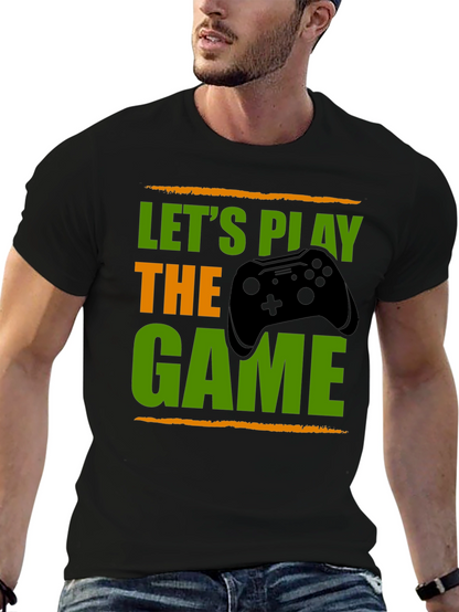 Lets Play The Game Black T-Shirt