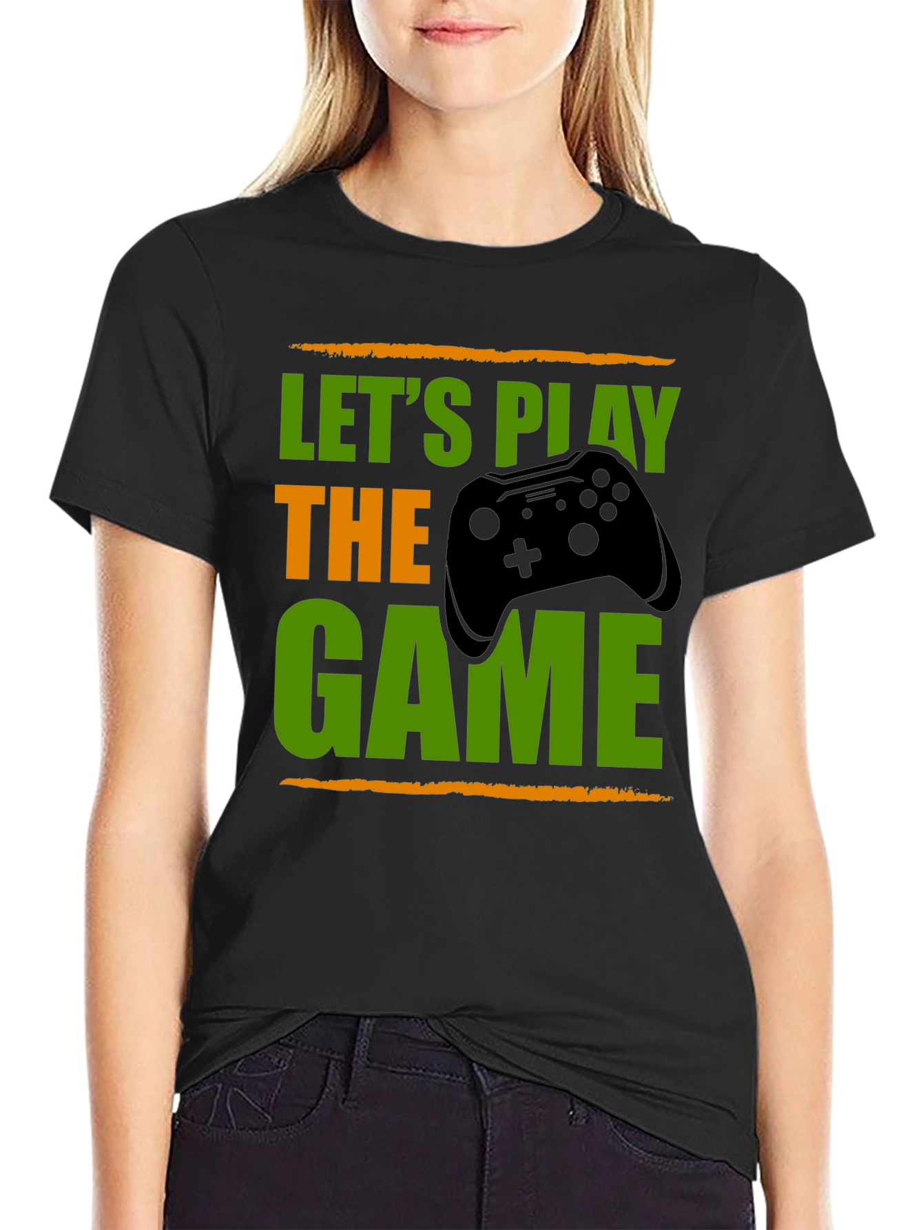 Lets Play The Game Black T-Shirt