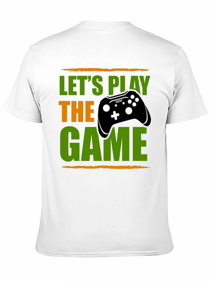 Lets Play The Game Black T-Shirt