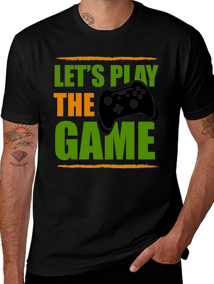 Lets Play The Game Black T-Shirt