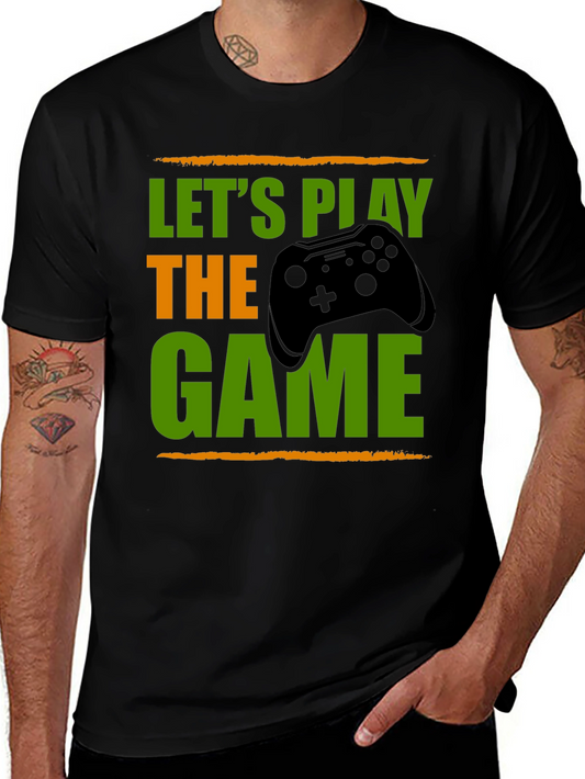 Lets Play The Game Black T-Shirt