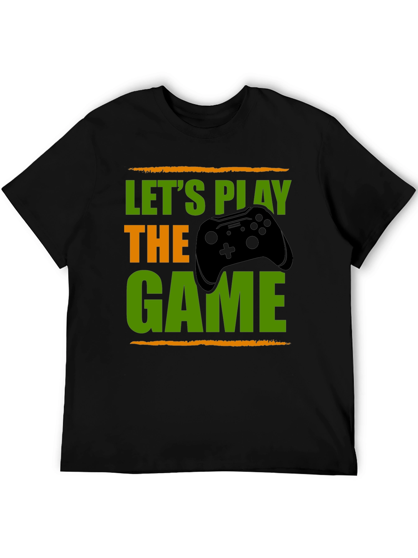 Lets Play The Game Black T-Shirt