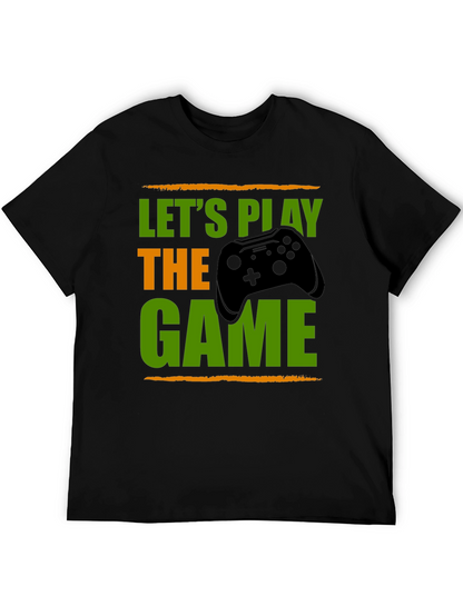 Lets Play The Game Black T-Shirt