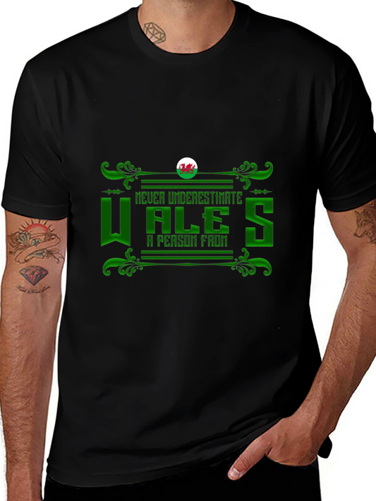 Welsh Pride T-Shirt - Never Underestimate Wales!