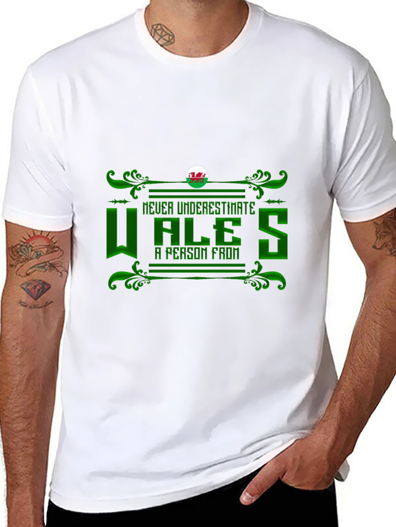 Welsh Pride T-Shirt - Never Underestimate Wales!