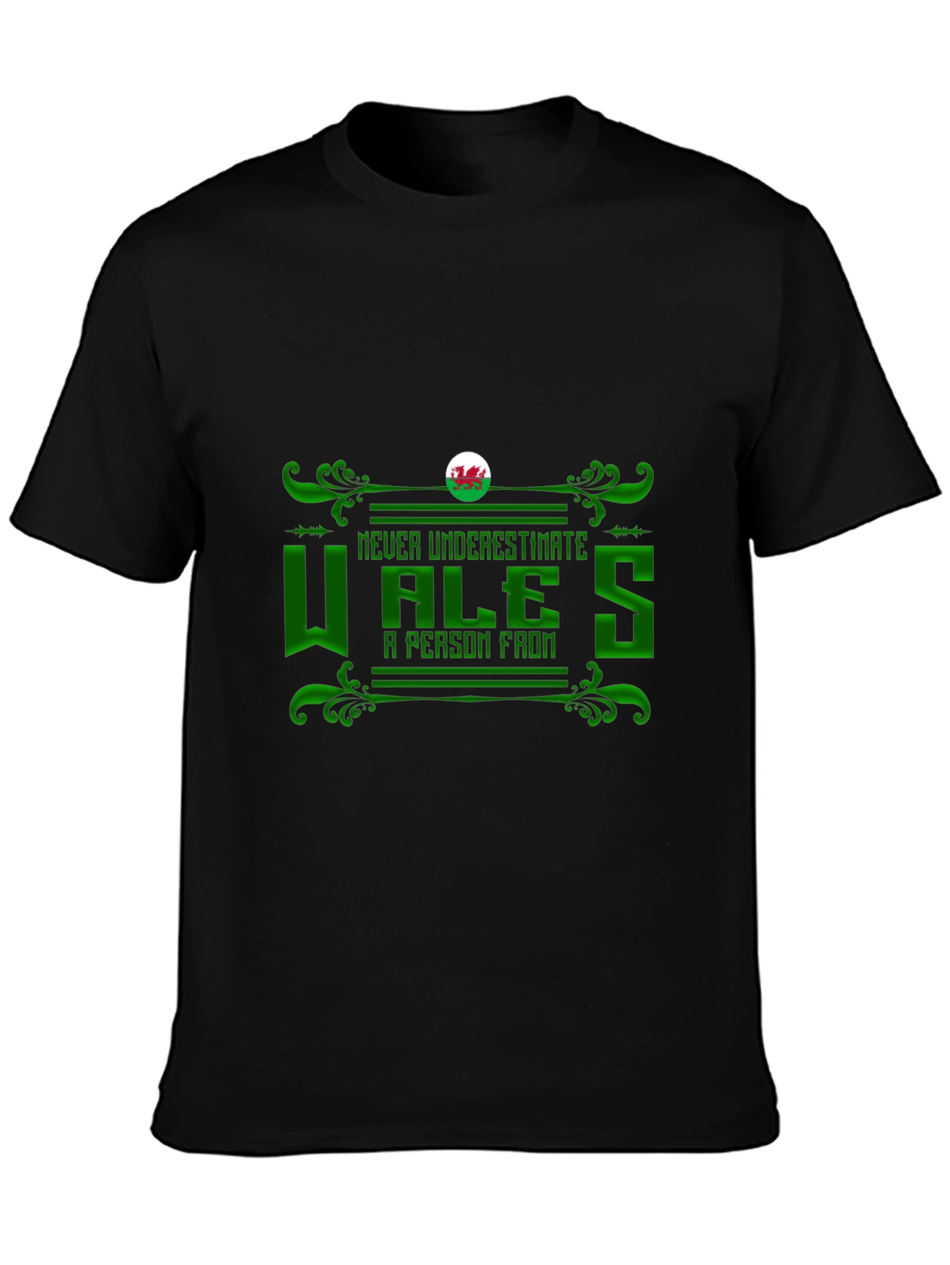 Welsh Pride T-Shirt - Never Underestimate Wales!