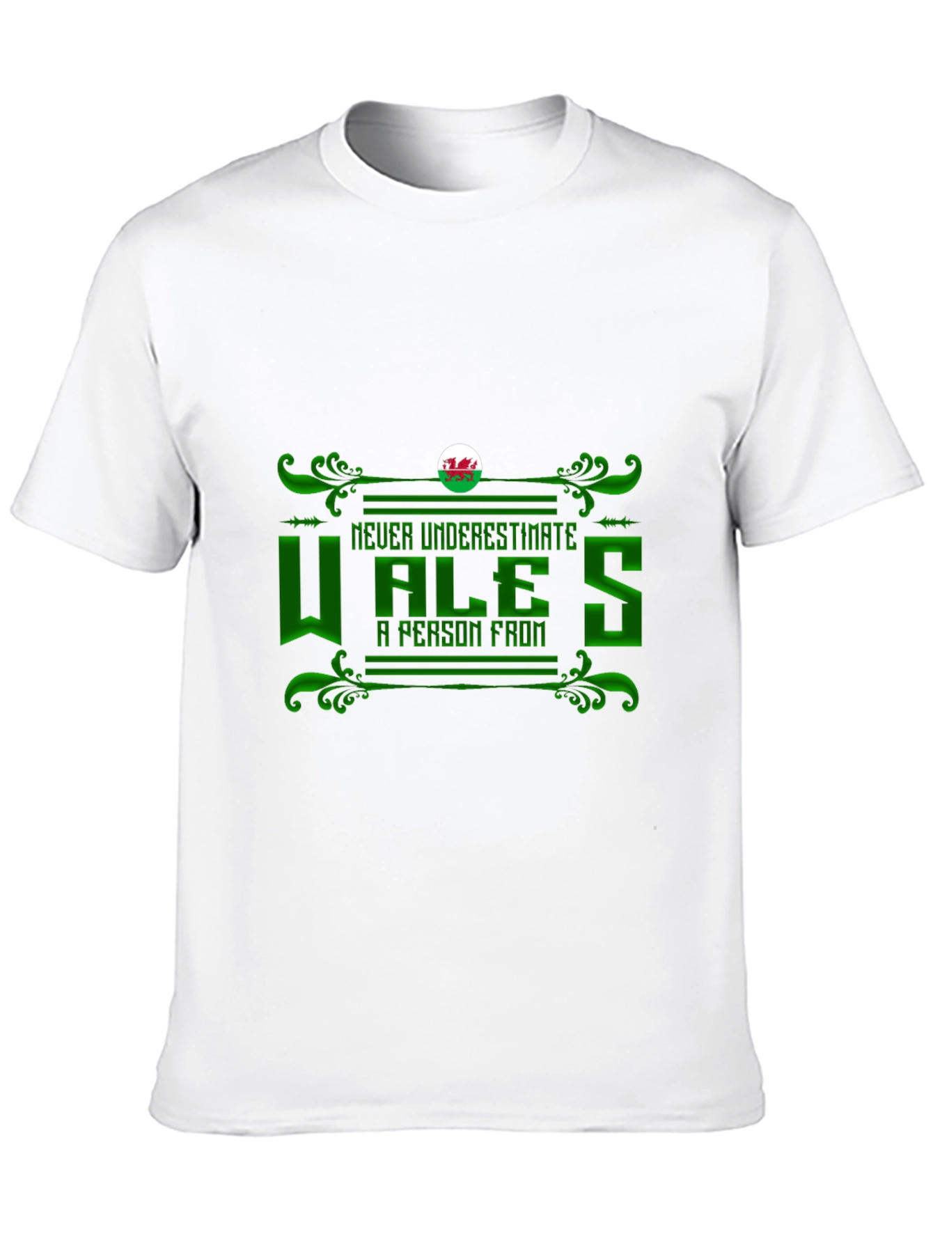 Welsh Pride T-Shirt - Never Underestimate Wales!
