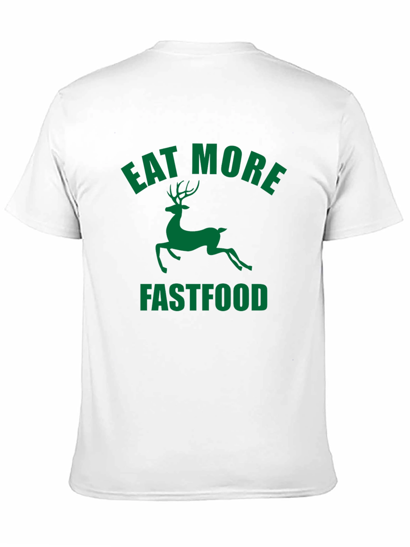 Eat More Fastfood Deer Graphic Tee