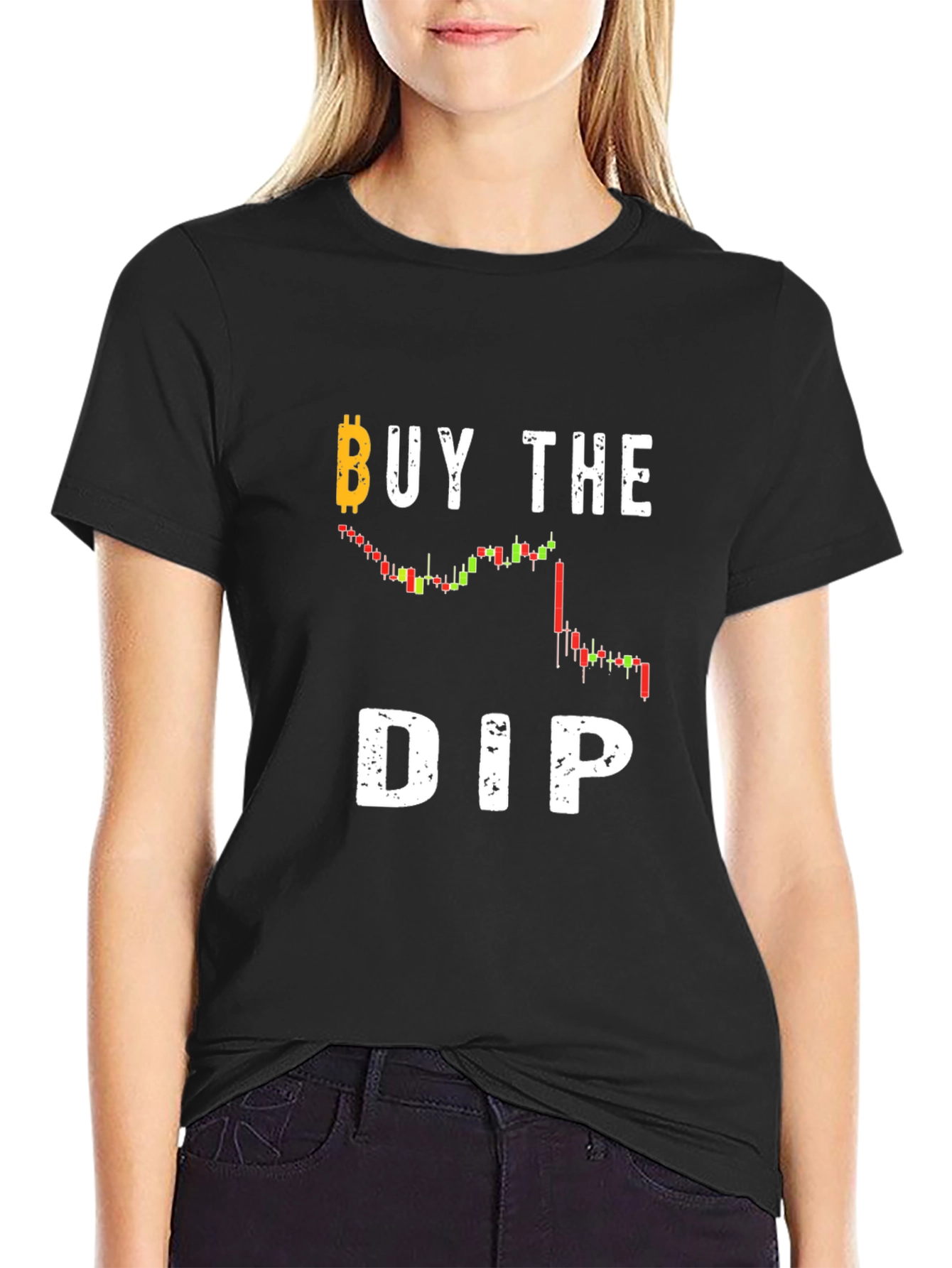 Buy the Dip Bitcoin Crypto T-Shirt