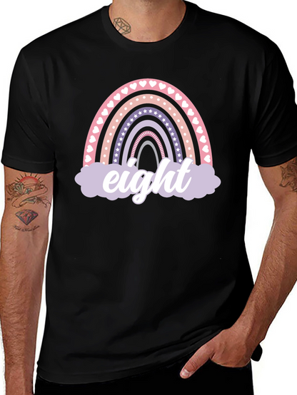 Rainbow Eight Birthday T-Shirt