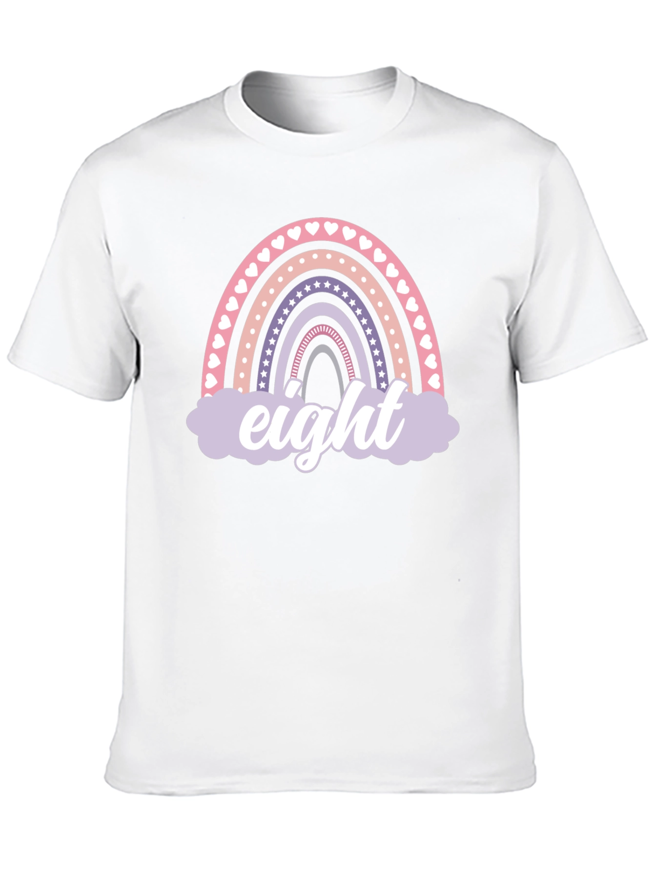 Rainbow Eight Birthday T-Shirt
