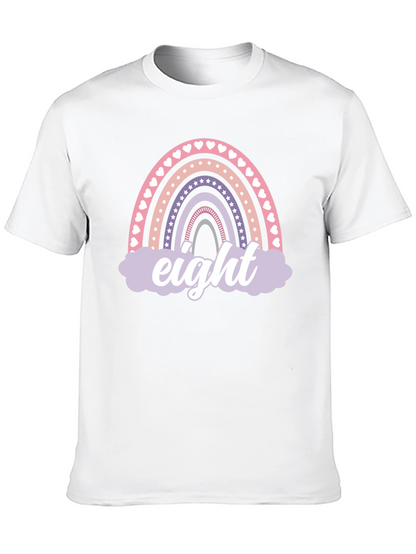 Rainbow Eight Birthday T-Shirt