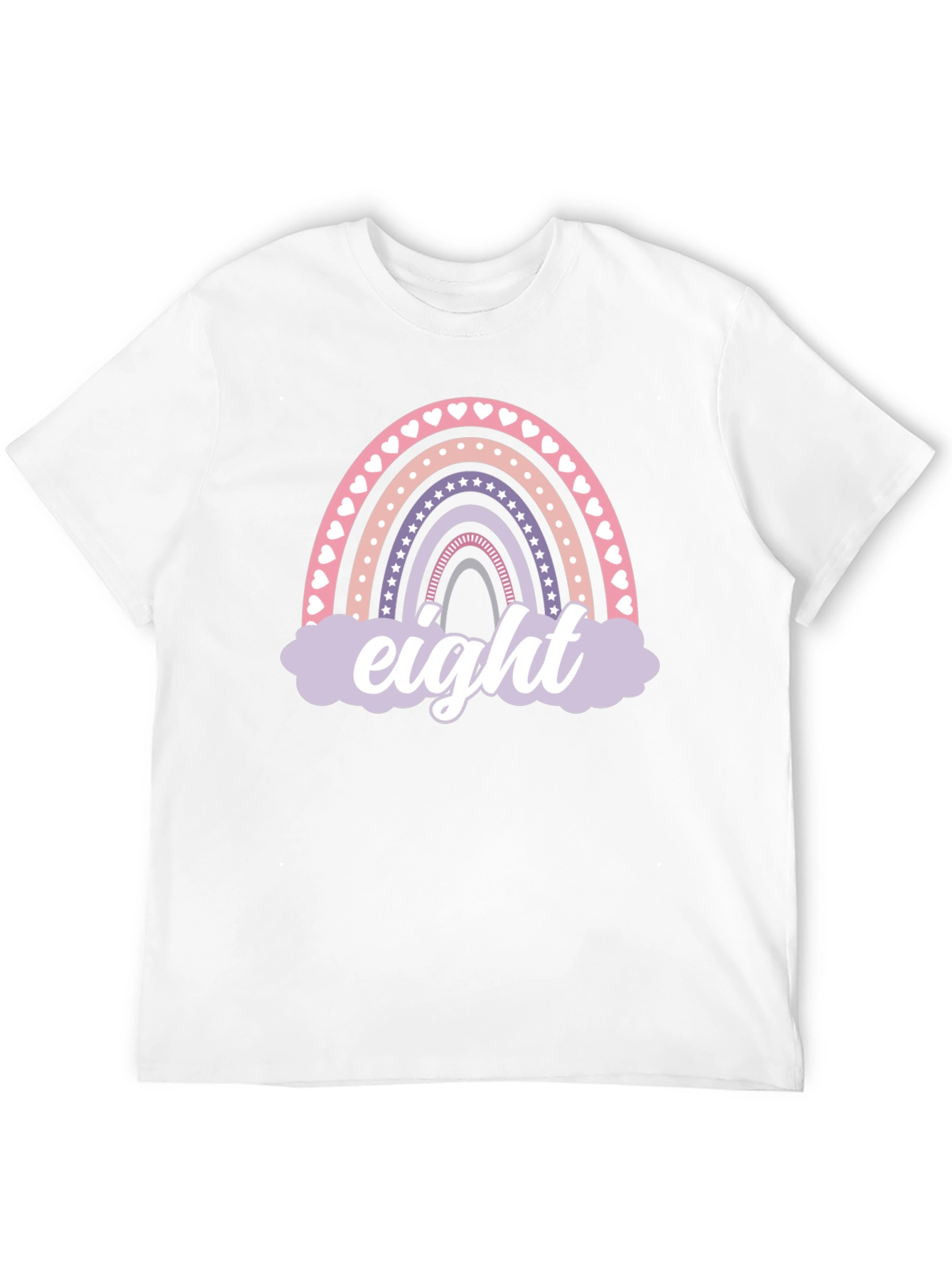 Rainbow Eight Birthday T-Shirt
