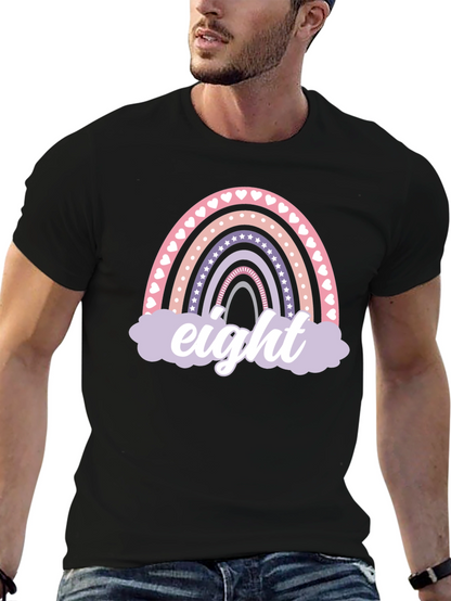 Rainbow Eight Birthday T-Shirt