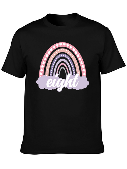 Rainbow Eight Birthday T-Shirt