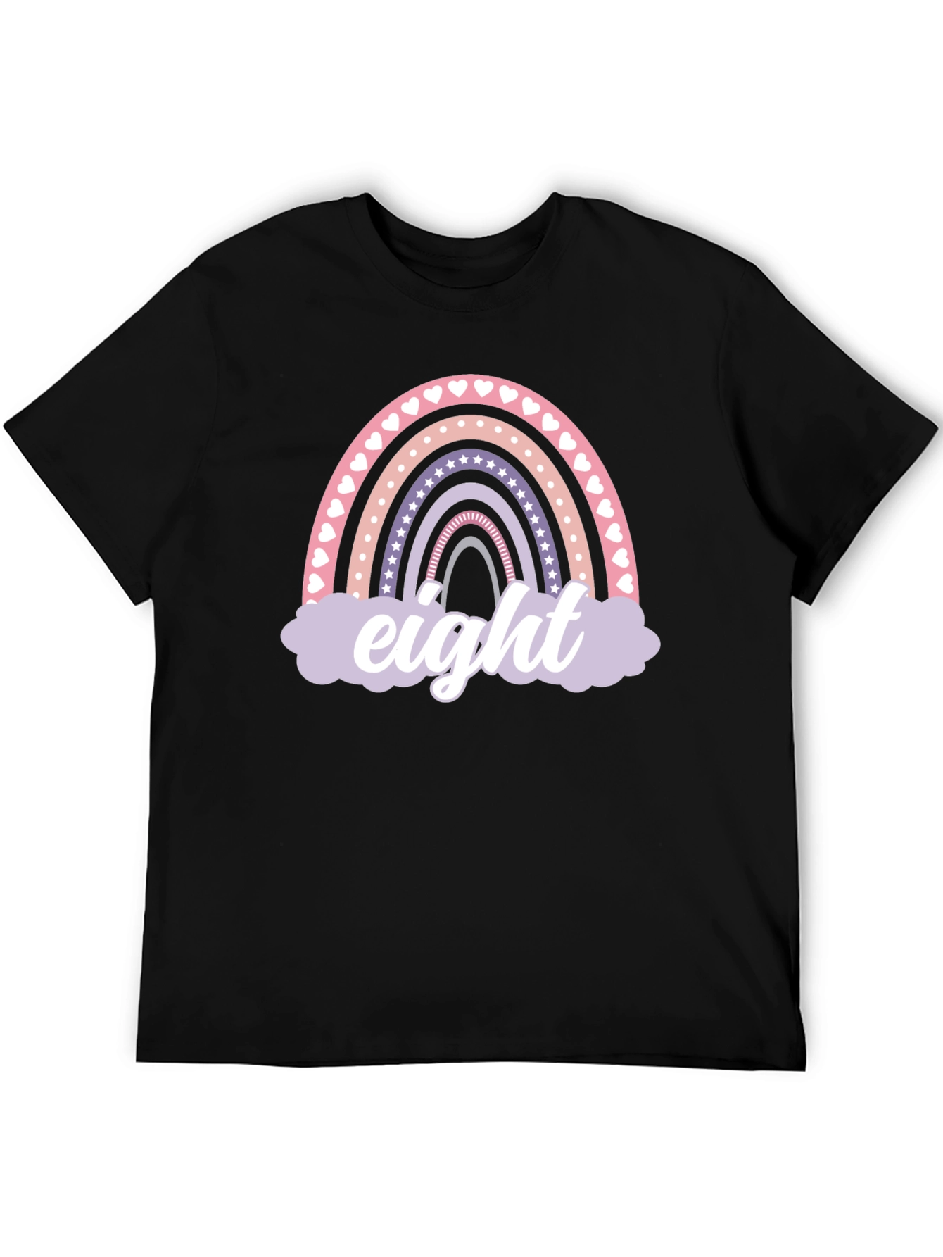 Rainbow Eight Birthday T-Shirt