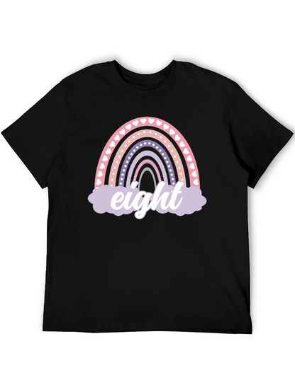 Rainbow Eight Birthday T-Shirt