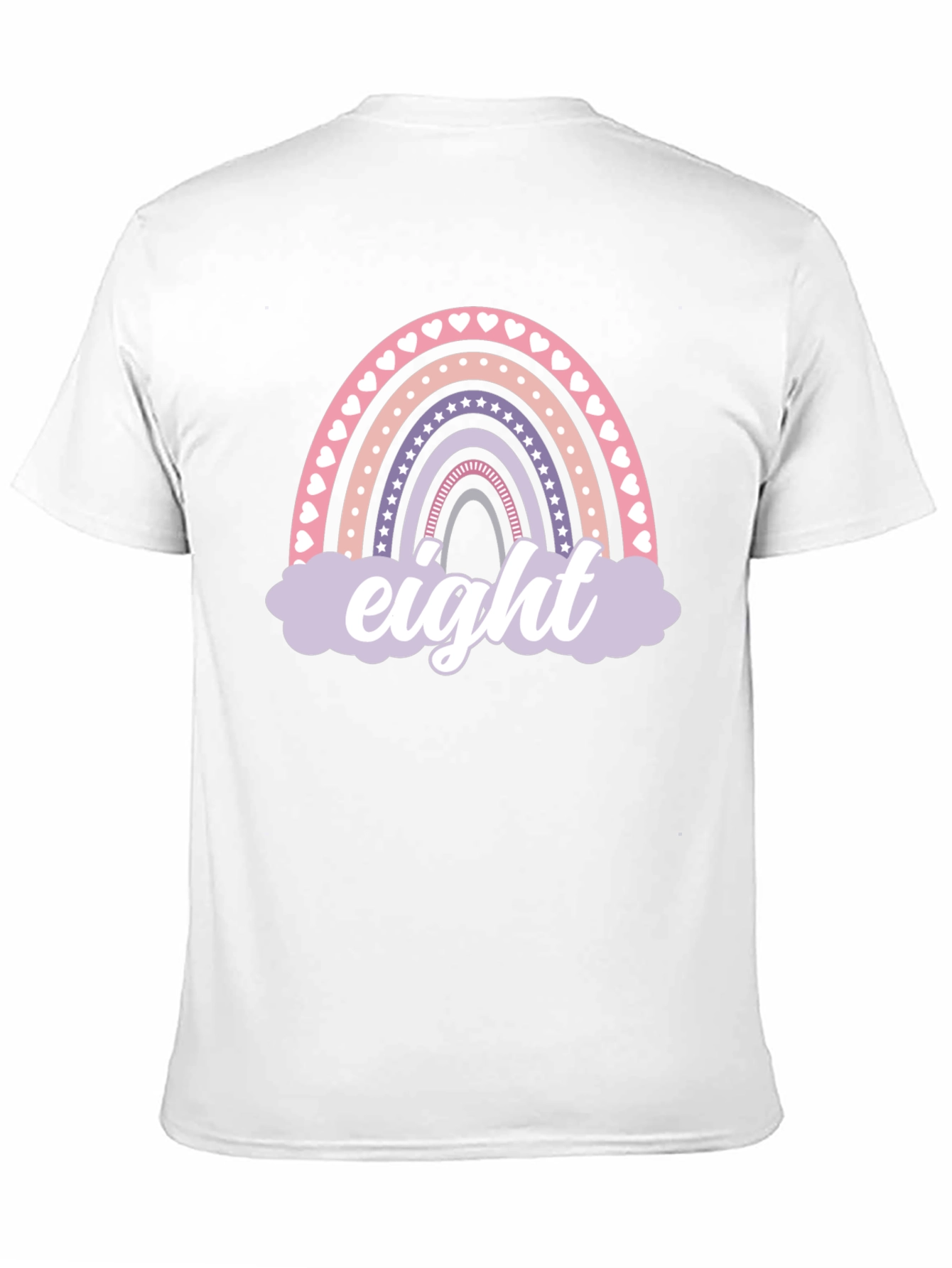 Rainbow Eight Birthday T-Shirt