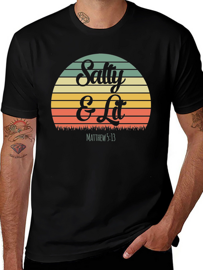 Salty & Lit Graphic T-Shirt - Christian Apparel