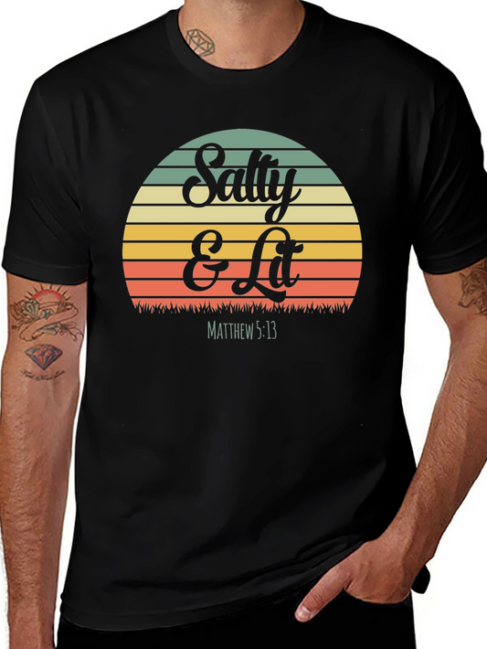 Salty & Lit Graphic T-Shirt - Christian Apparel