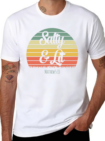 Salty & Lit Graphic T-Shirt - Christian Apparel
