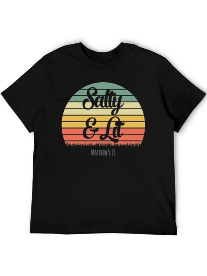 Salty & Lit Graphic T-Shirt - Christian Apparel