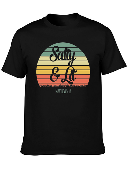 Salty & Lit Graphic T-Shirt - Christian Apparel
