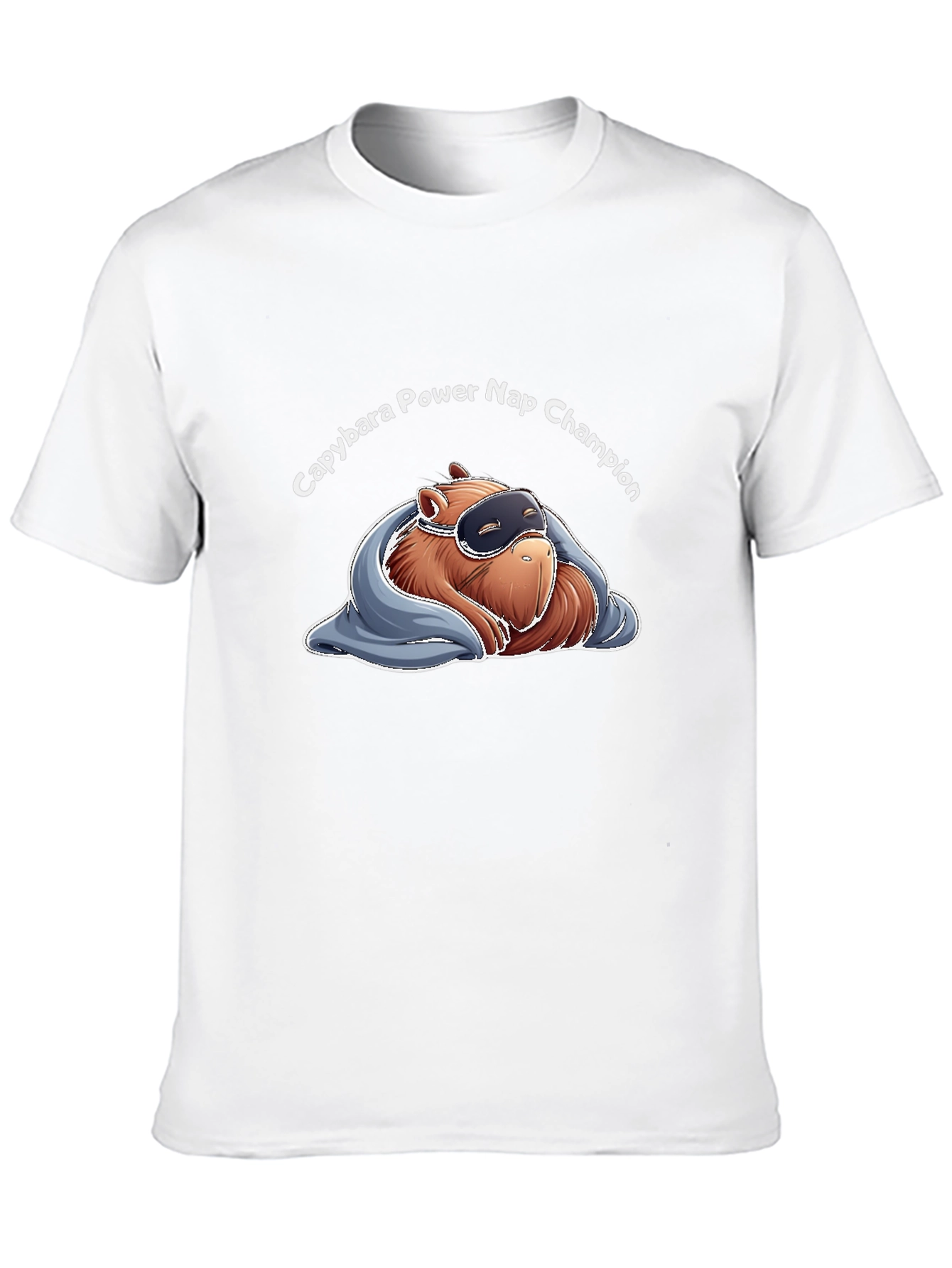 Capybara Power Nap Champion Graphic T-Shirt