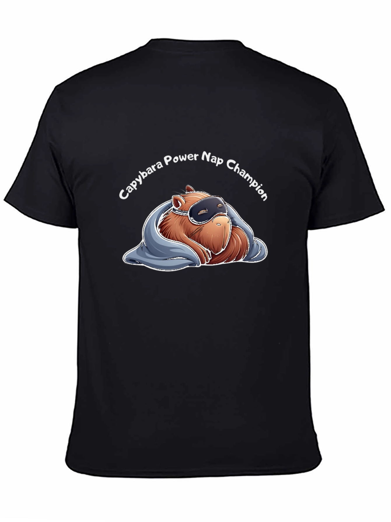Capybara Power Nap Champion Graphic T-Shirt