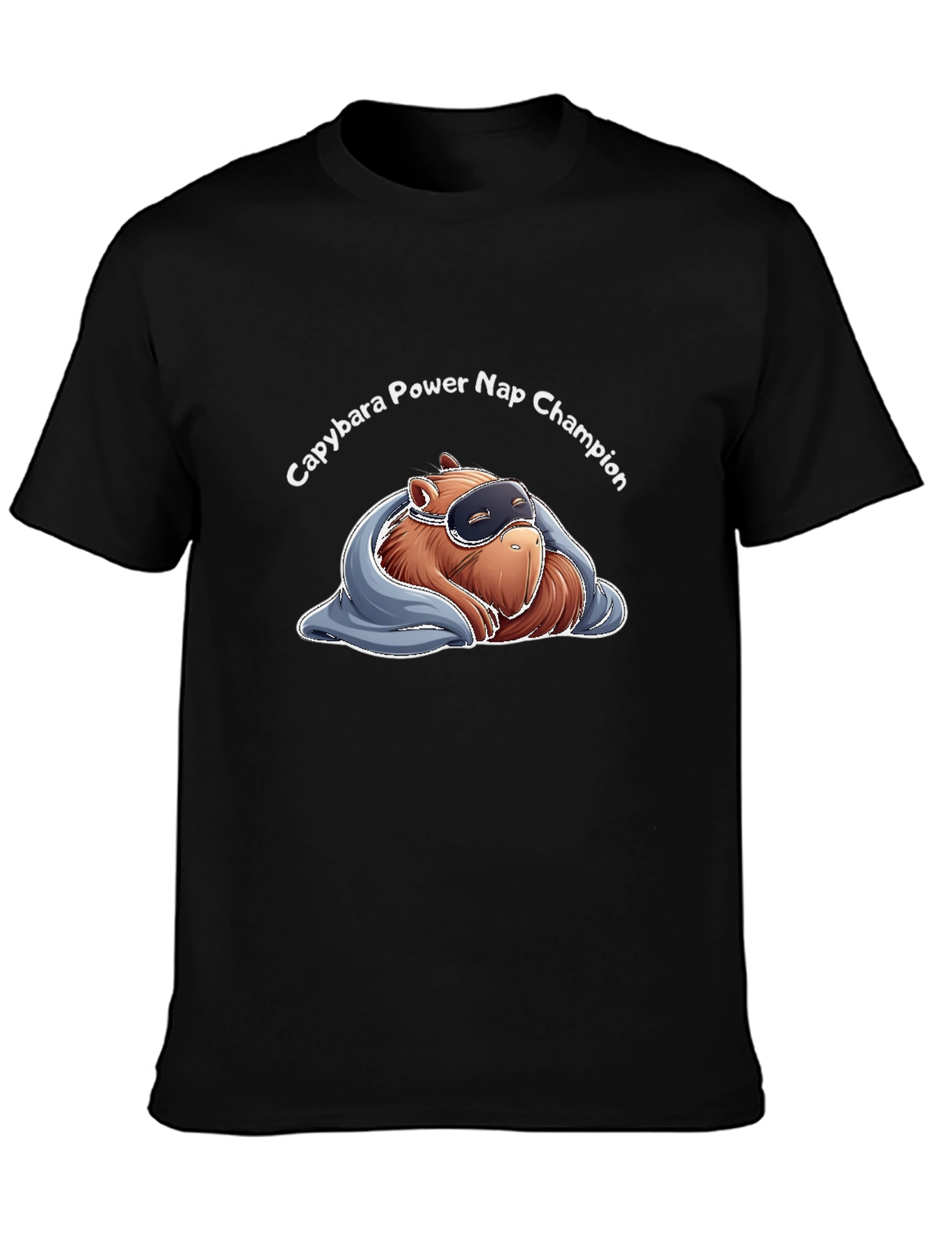 Capybara Power Nap Champion Graphic T-Shirt