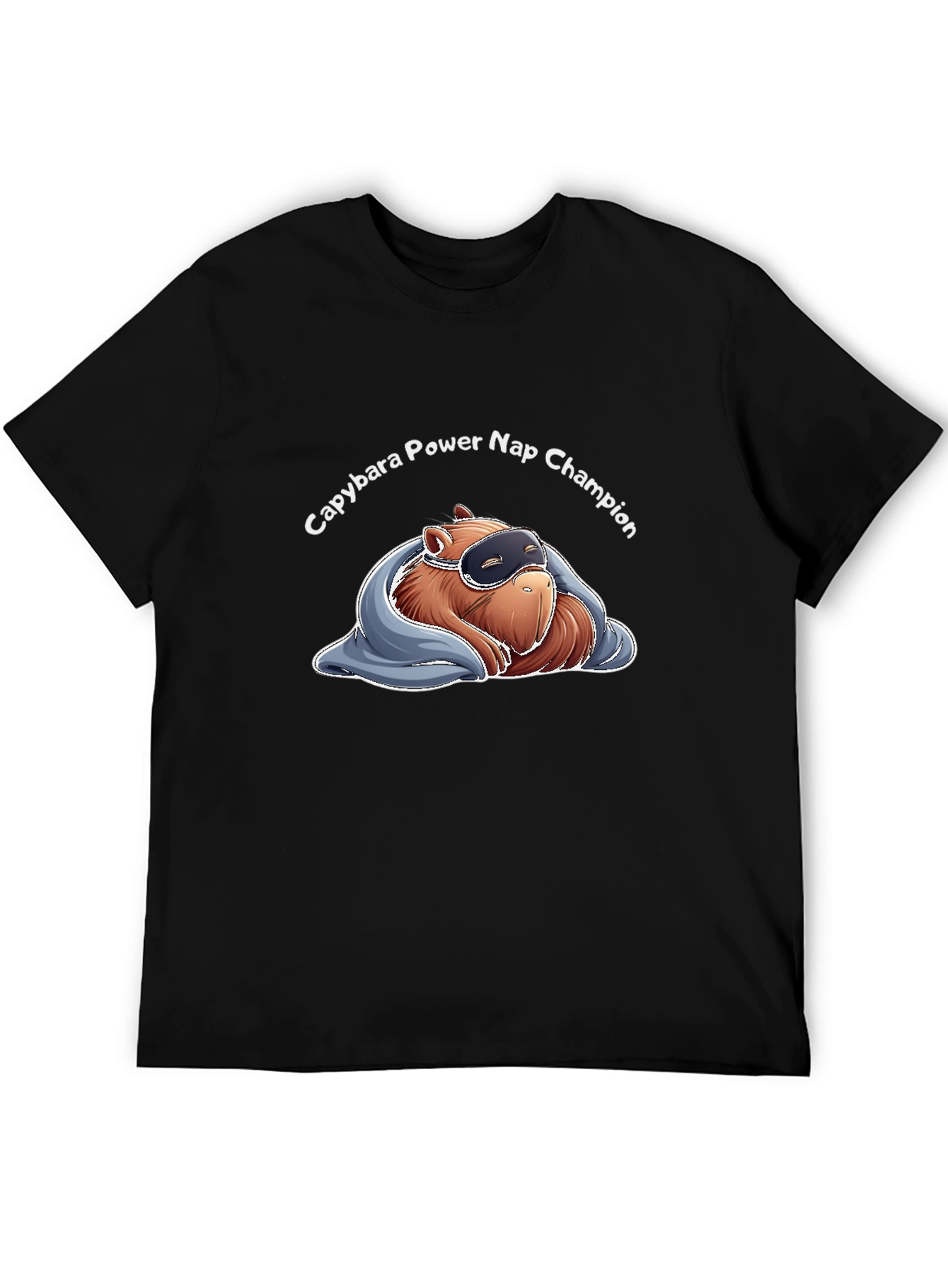 Capybara Power Nap Champion Graphic T-Shirt