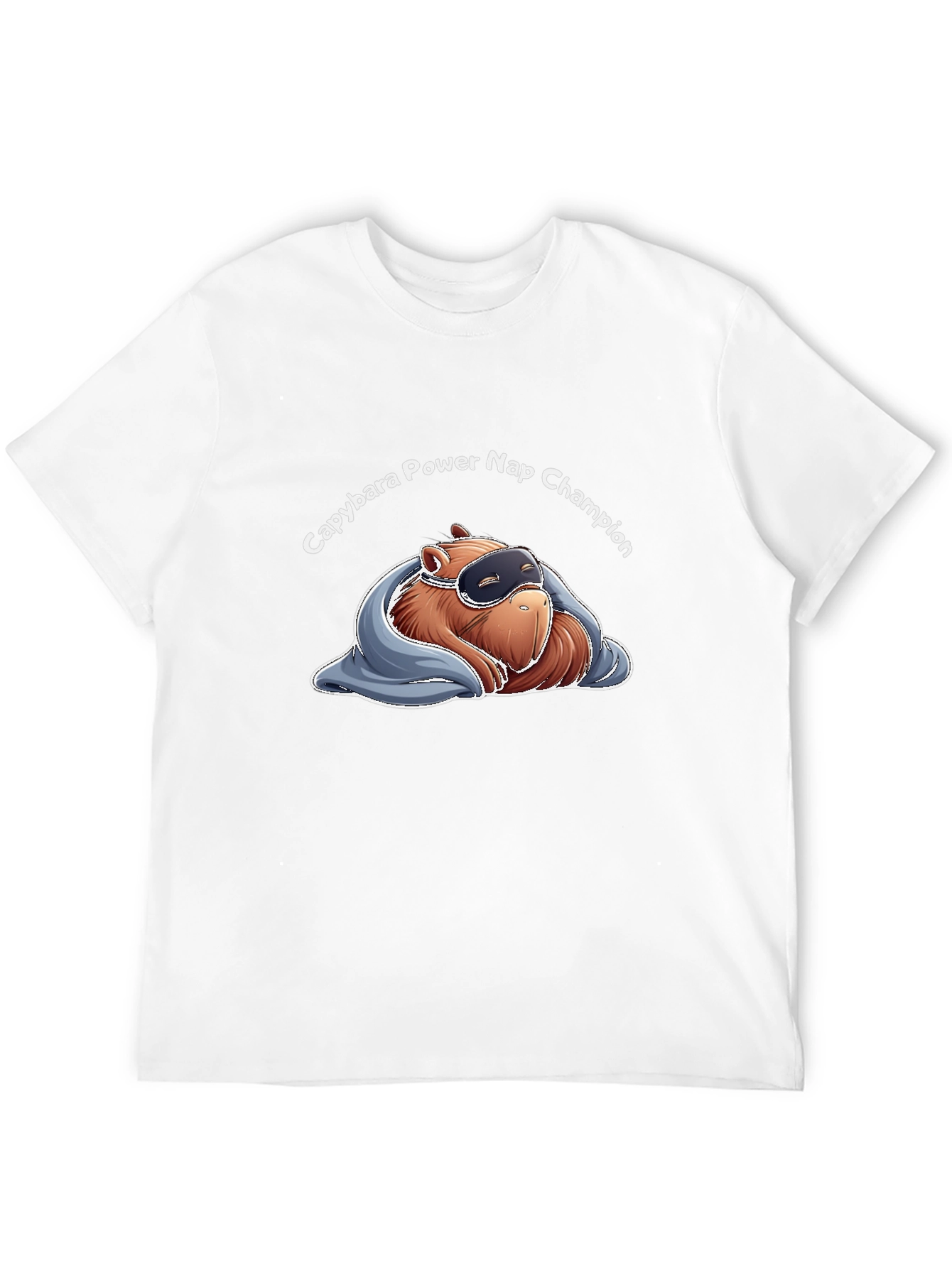 Capybara Power Nap Champion Graphic T-Shirt