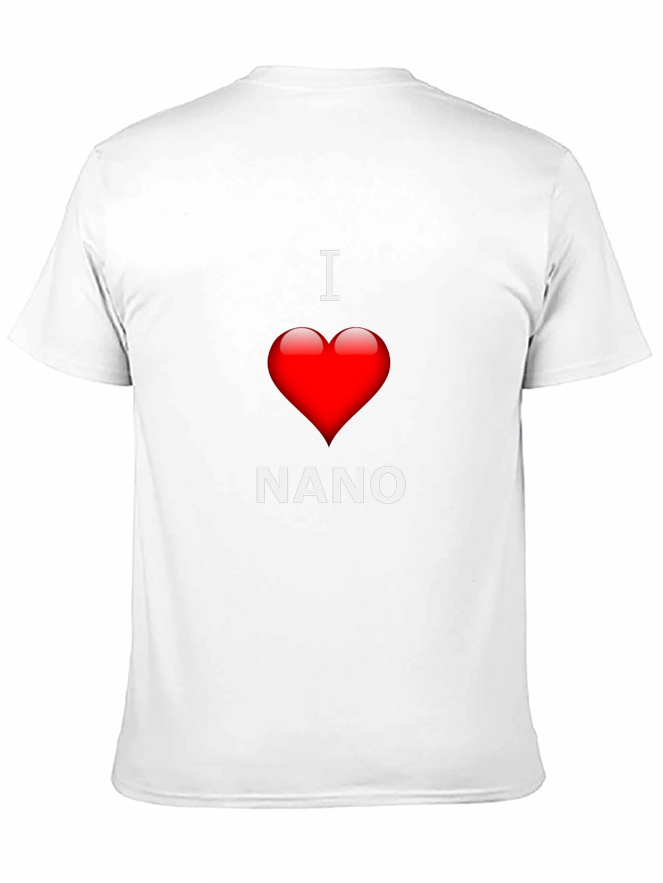 I Love Nano T-Shirt - Black Cotton Blend