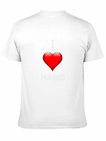I Love Nano T-Shirt - Black Cotton Blend