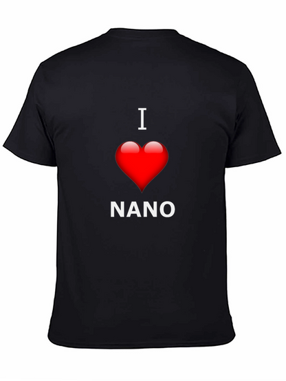 I Love Nano T-Shirt - Black Cotton Blend