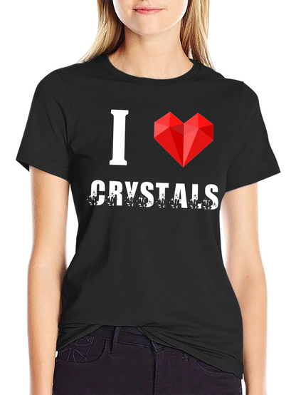 I Love Crystals T-Shirt