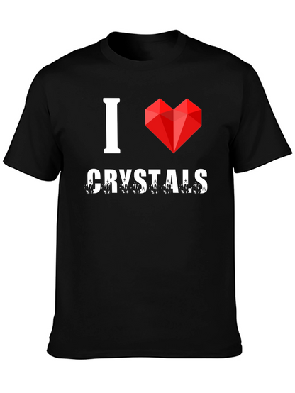 I Love Crystals T-Shirt