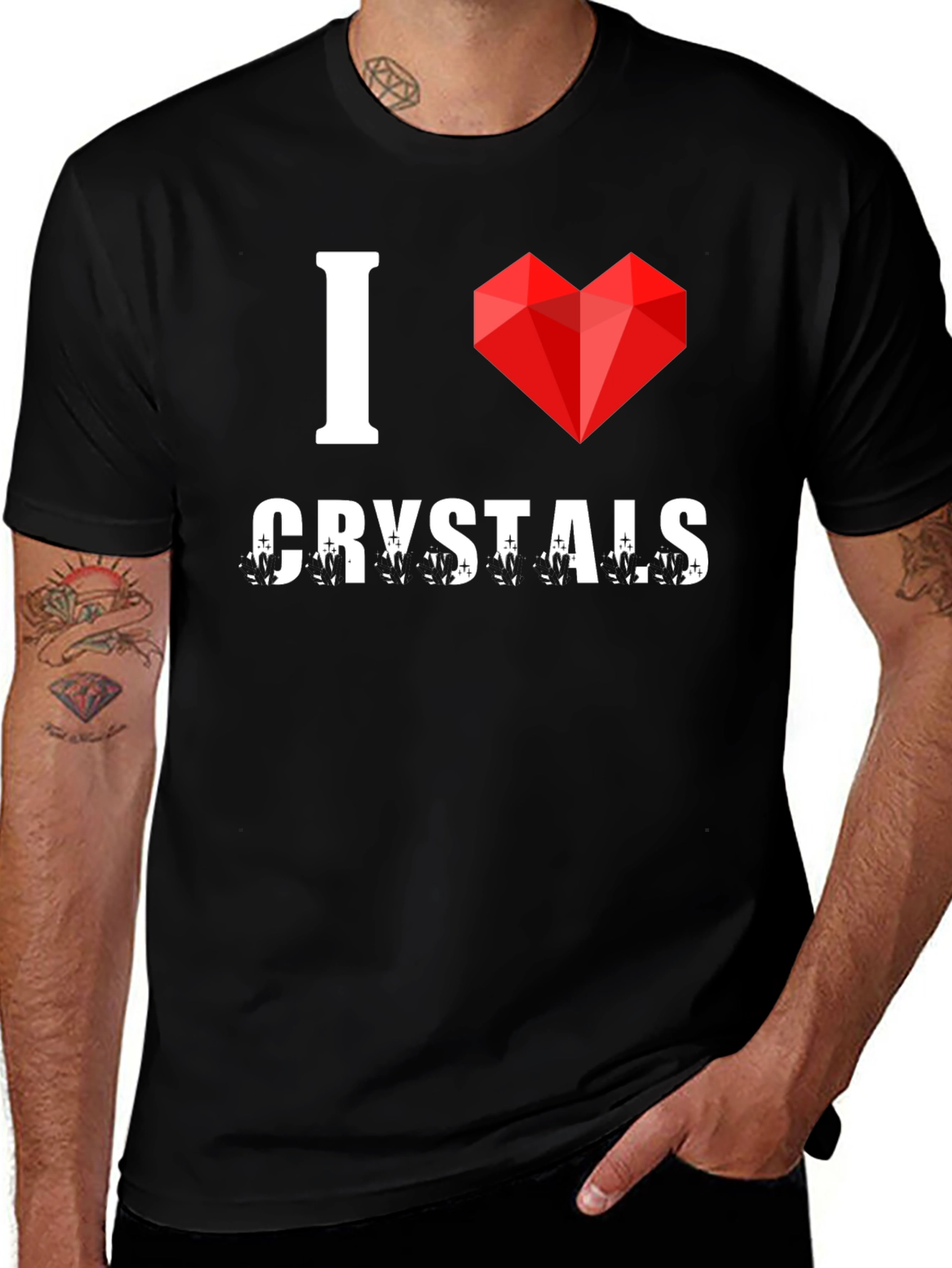 I Love Crystals T-Shirt