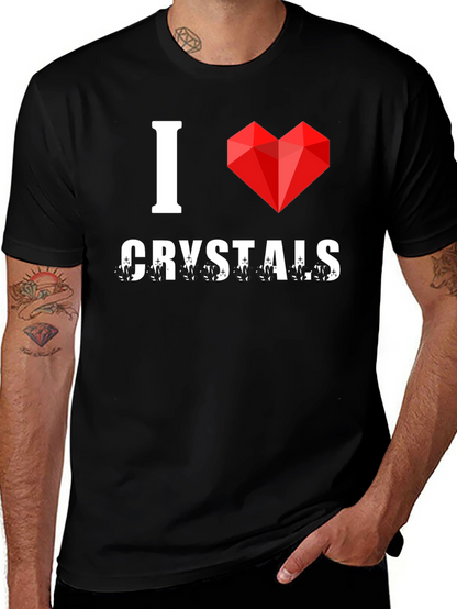 I Love Crystals T-Shirt